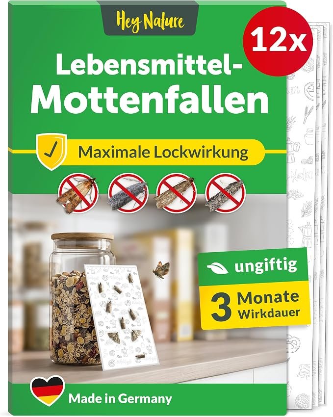 Hey Nature Lebensmittelmotten-Falle 12‑Stück