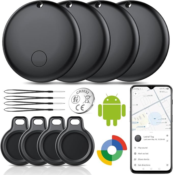 Ajblg Android Smart Tag 4er‑Pack